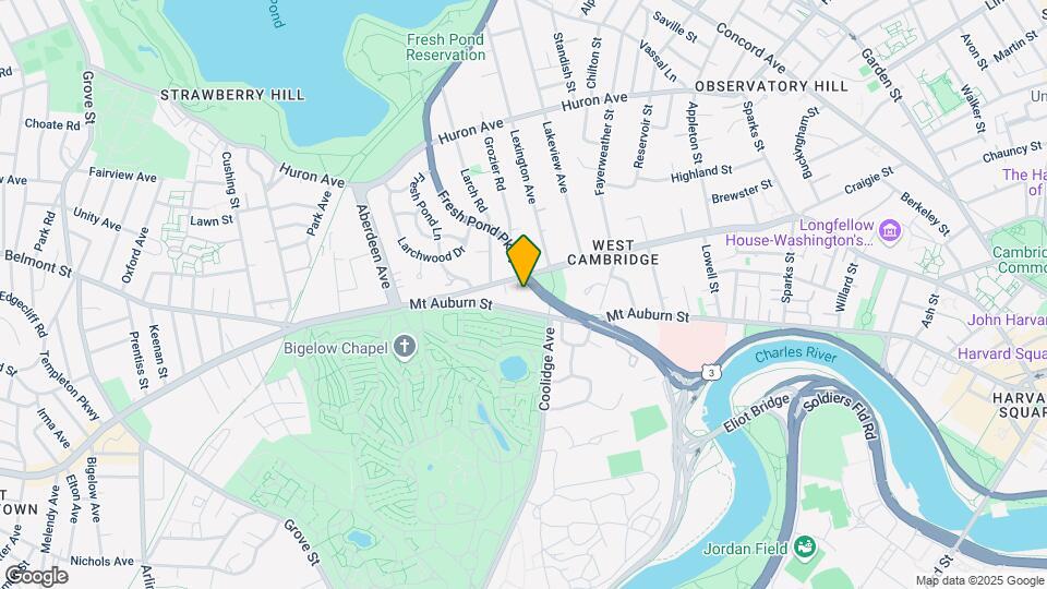 222 Brattle St Mapa y Detalles de la Ubicación