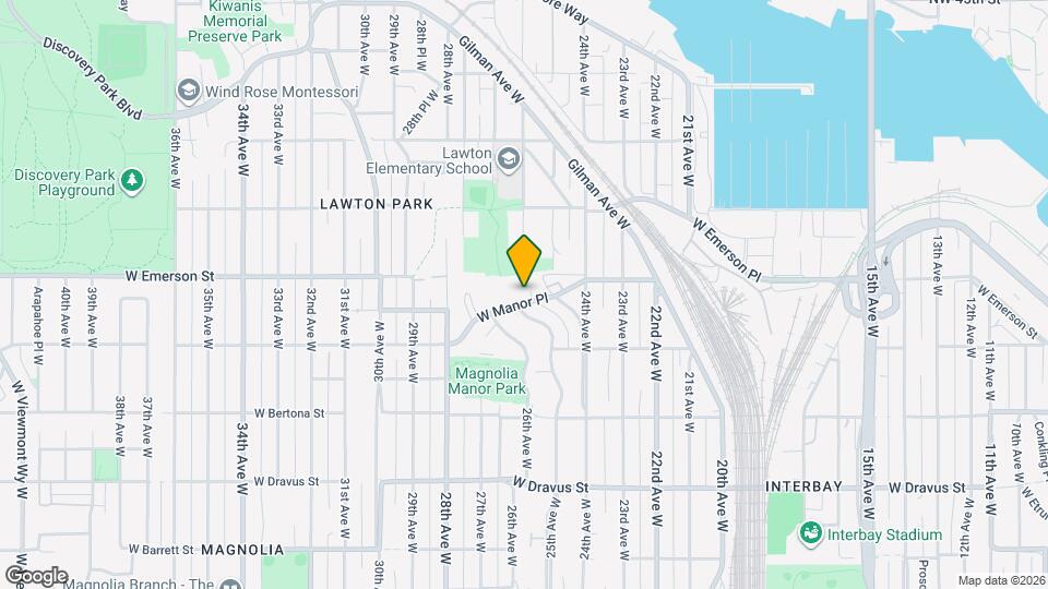 2500 W Manor Pl Map and Location Details