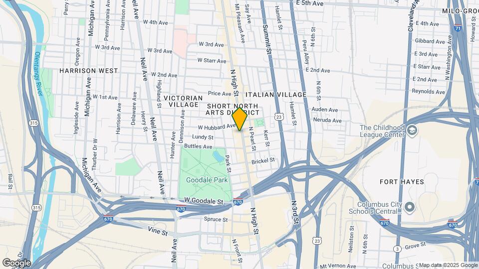 767 N High St Mapa y Detalles de la Ubicación