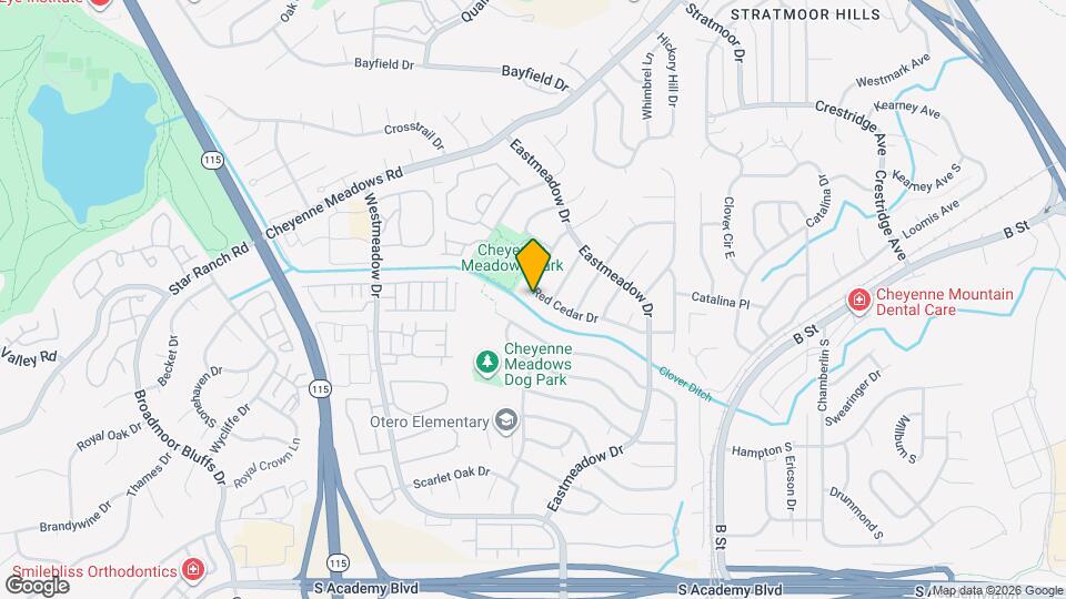 3934 Red Cedar Dr Map and Location Details