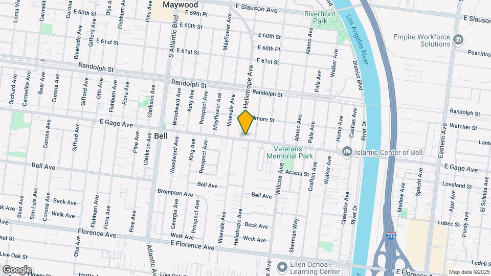 4805-4811 Gage Ave Mapa y Detalles de la Ubicación