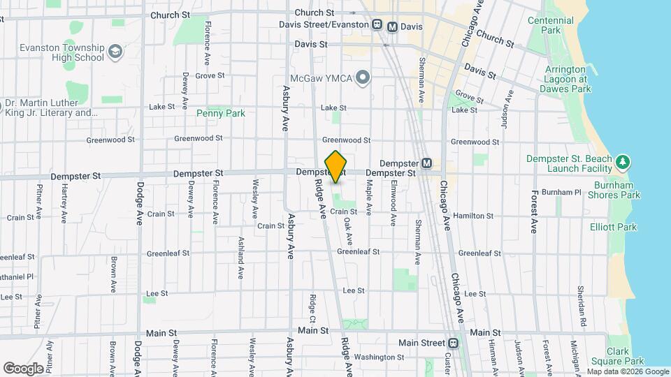 1228 Oak Ave Map and Location Details