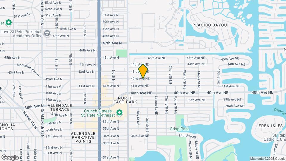 4117 Bay St NE Map and Location Details