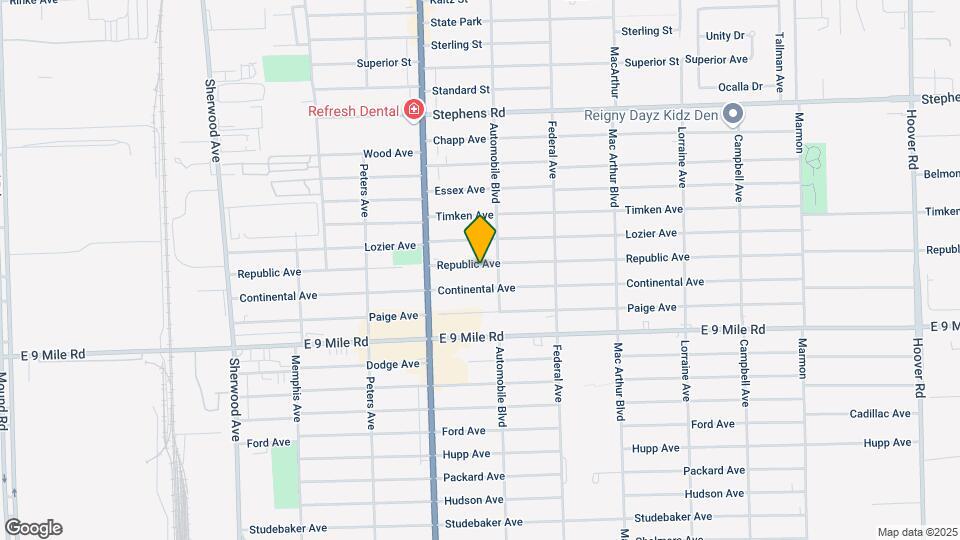 8112 Republic Ave Map and Location Details