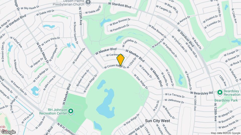 13315 W Crown Ridge Dr Map and Location Details