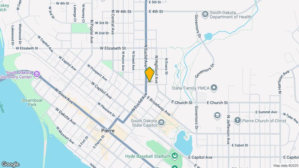210 E Wynoka St Map and Location Details