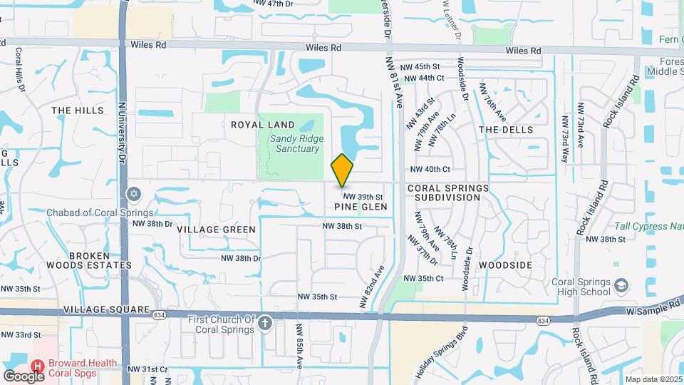 8291 NW 39th St Map and Location Details