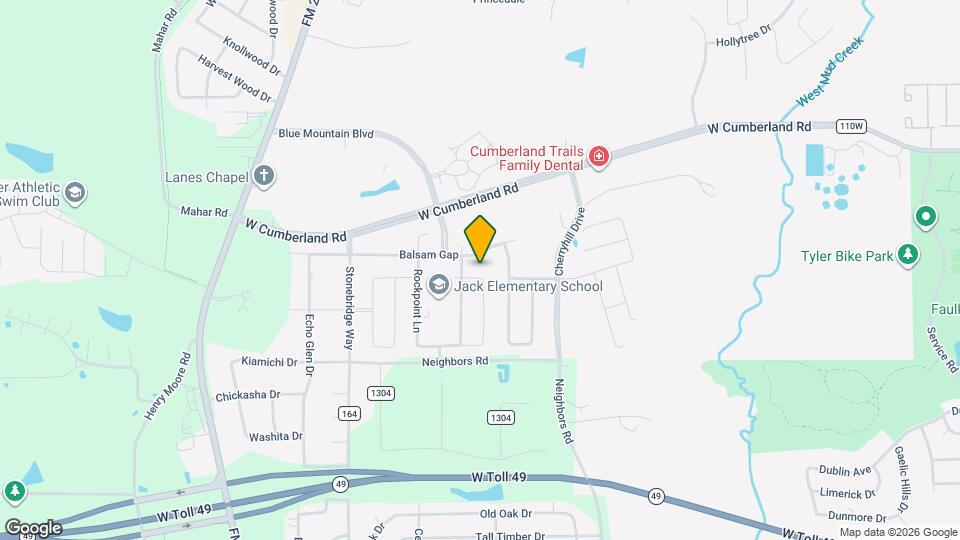 1811 Spruce Pine Lane Map and Location Details