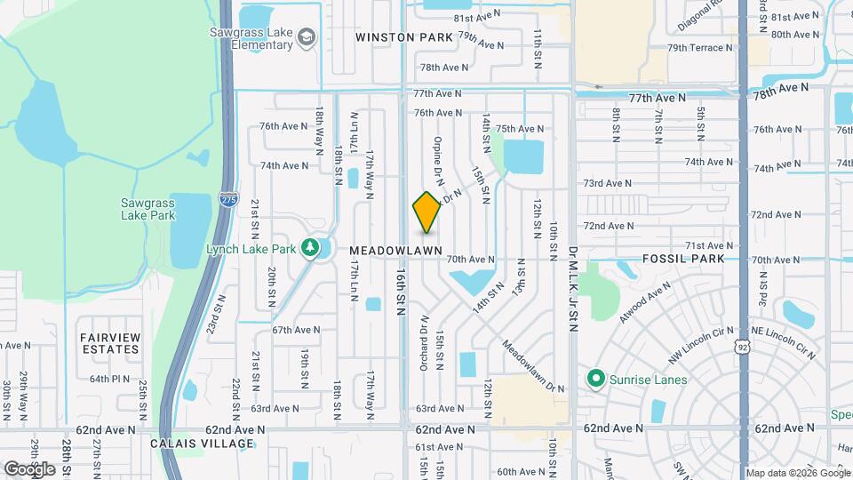 7111 Onyx Dr N Map and Location Details