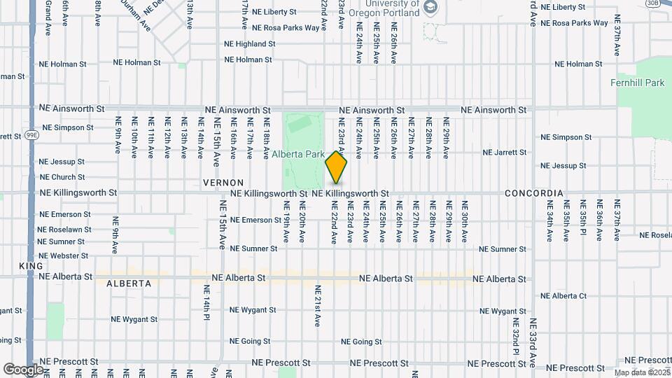 2223 NE Killingsworth St Map and Location Details