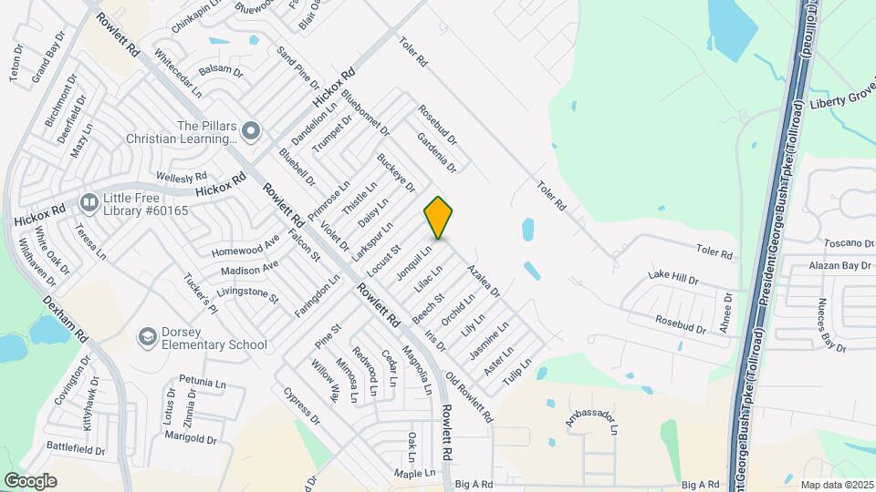 3510 Jonquil Ln Map and Location Details