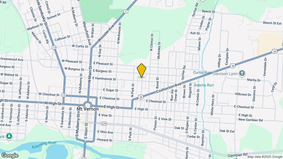 301 N Division St, Unit Downstairs Map and Location Details