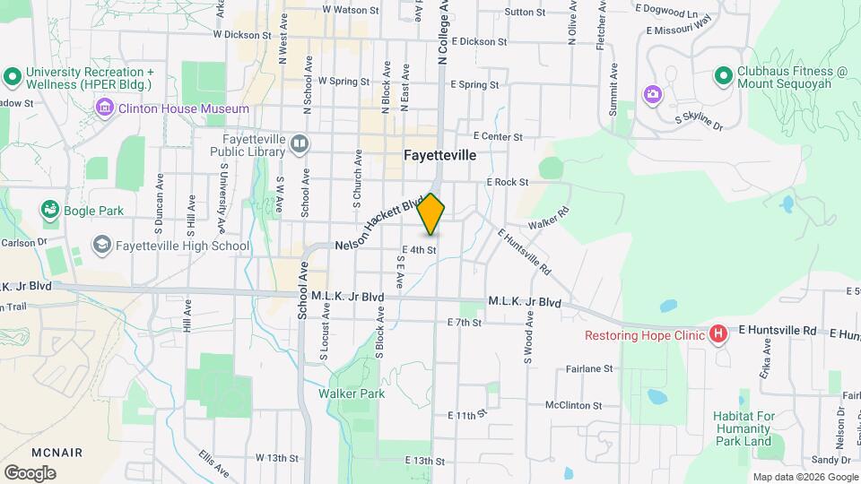 319 S College Ave Map and Location Details