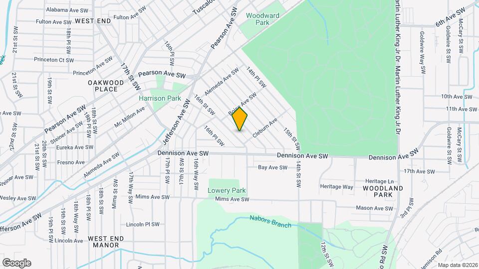 1245 16th St SW Map and Location Details