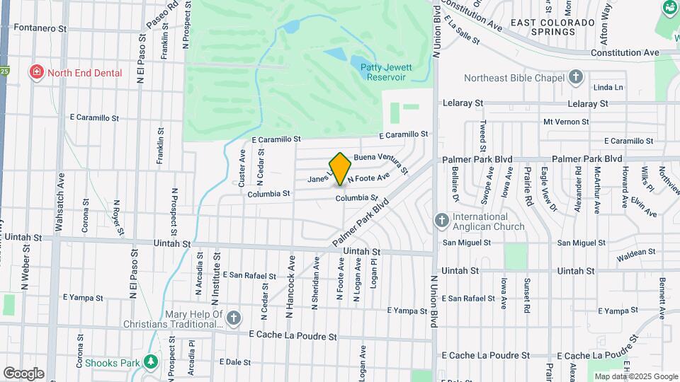 1406 N Foote Ave Map and Location Details