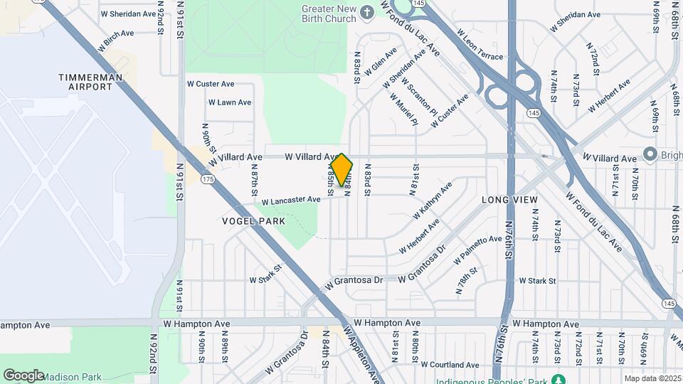 5105 N 84th St Mapa y Detalles de la Ubicación