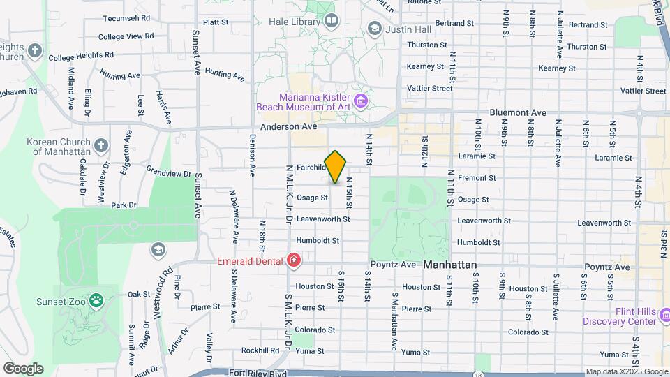 340 N 16th St Map and Location Details