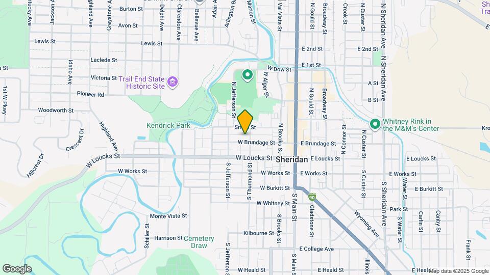 317 W Brundage St Map and Location Details