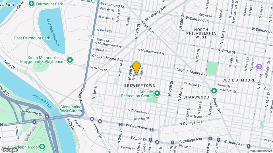 2816 W Oxford St Map and Location Details