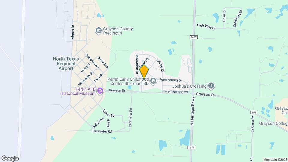 10 Pershing Dr Map and Location Details