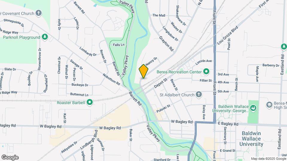 424-430 N Rocky River Dr Map and Location Details