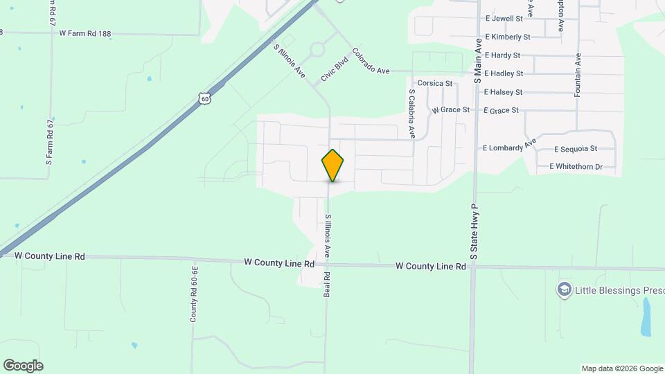 598 W Danielle St Map and Location Details