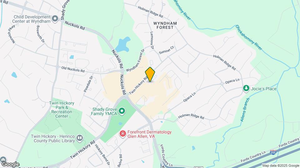 5411 Hickory Ann Dr Map and Location Details