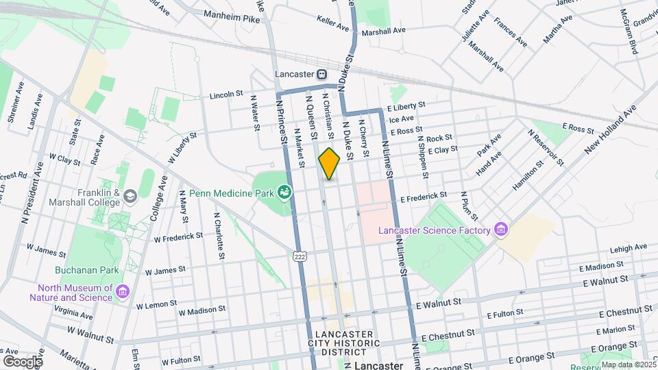 13 E New St Mapa y Detalles de la Ubicación