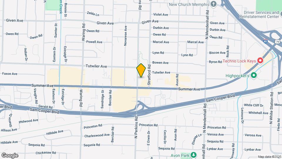 674 N Perkins Rd Map and Location Details