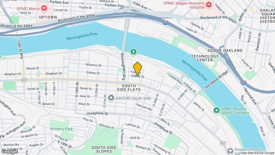 2336 Sidney St Map and Location Details