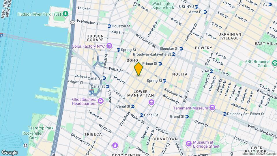 464 Broome St Map and Location Details