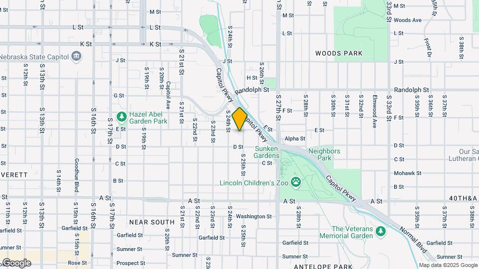 2445 E St Map and Location Details