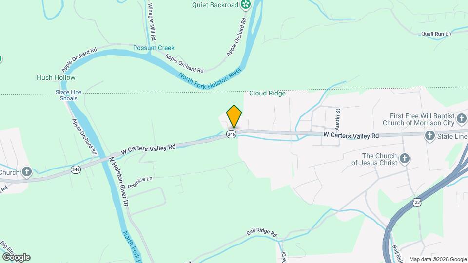 1032 W Carters Valley Rd Map and Location Details