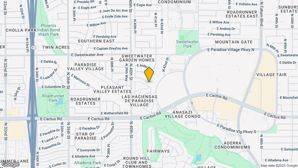 4114 E Larkspur Dr Mapa y Detalles de la Ubicación