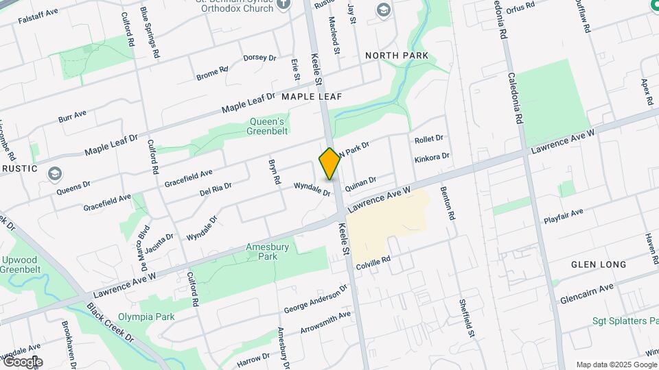 2418 Keele St Map and Location Details