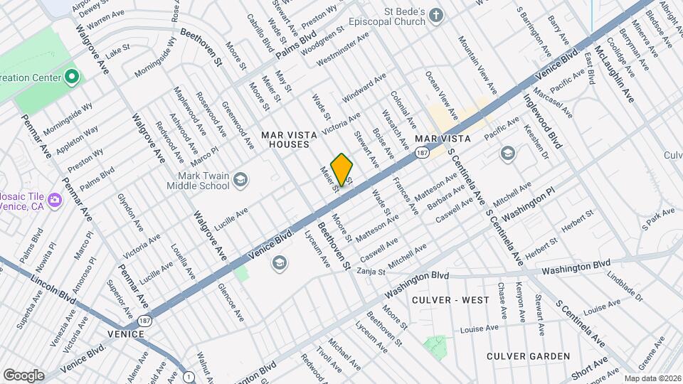 12745 Venice Blvd Mapa y Detalles de la Ubicación