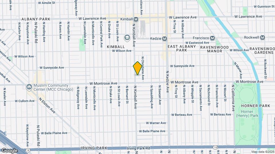 4421 N Kimball Ave Map and Location Details