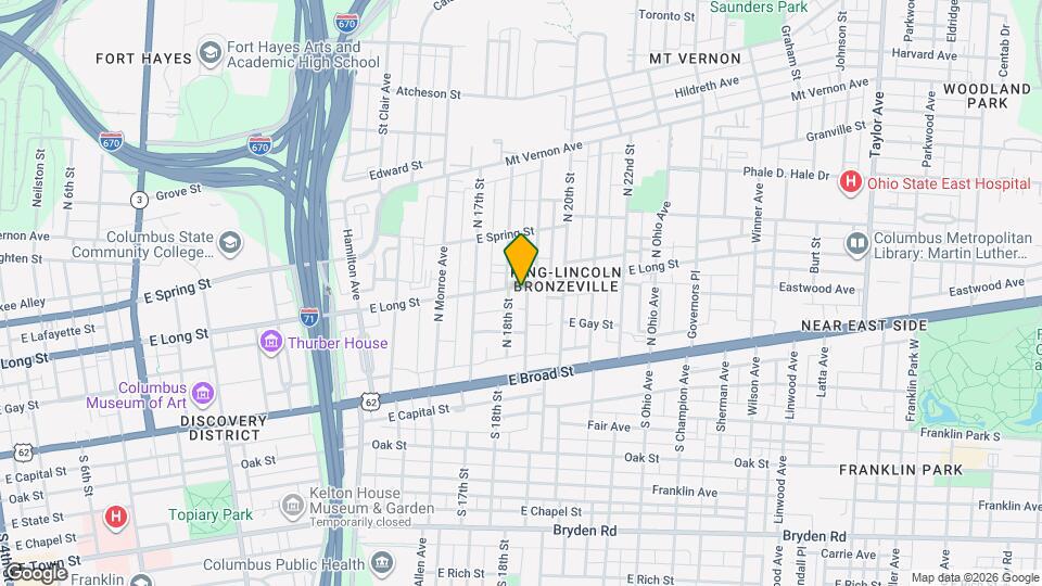 117 Miami Ave Map and Location Details