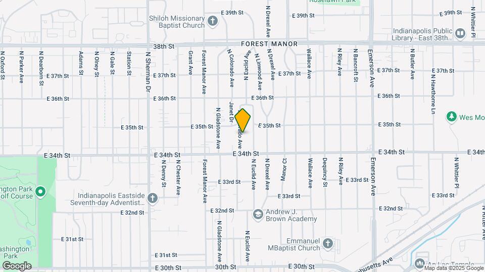 3437 N Colorado Ave Map and Location Details