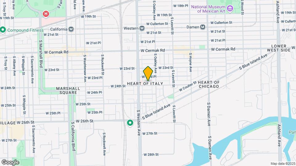 2326 W 24th St Map and Location Details