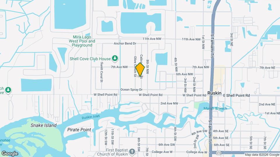 550 Calico Scallop St Map and Location Details