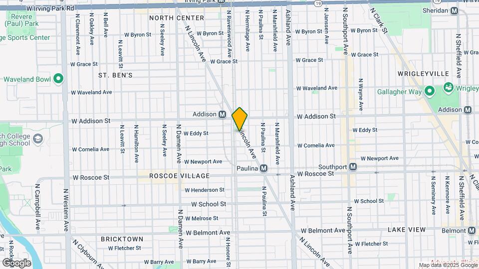3530 N Lincoln Ave Map and Location Details