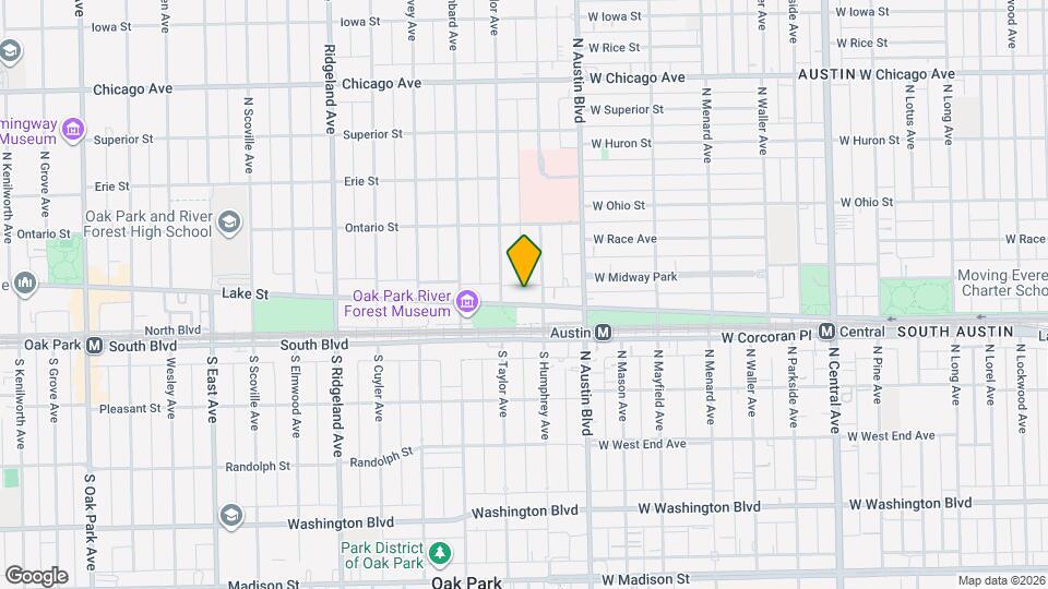 54 Lake St, Unit Oak Park @ Bed.rm in Historic District Mapa y Detalles de la Ubicación