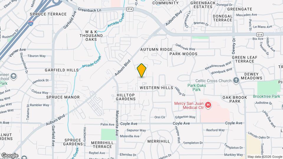 5914 Del Campo Ln Map and Location Details