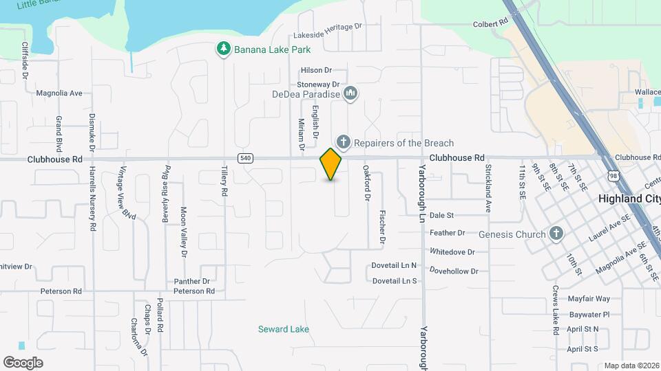 5552 Pebble Beach Dr Mapa y Detalles de la Ubicación