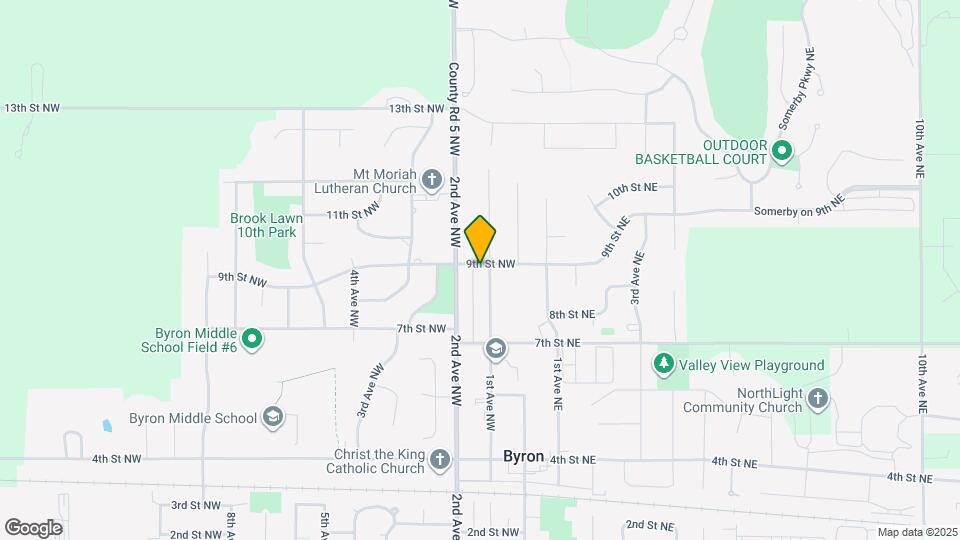 821 1st Ave NW, Unit B Map and Location Details