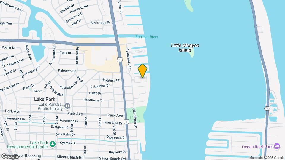1035 Lake Shore Dr Mapa y Detalles de la Ubicación