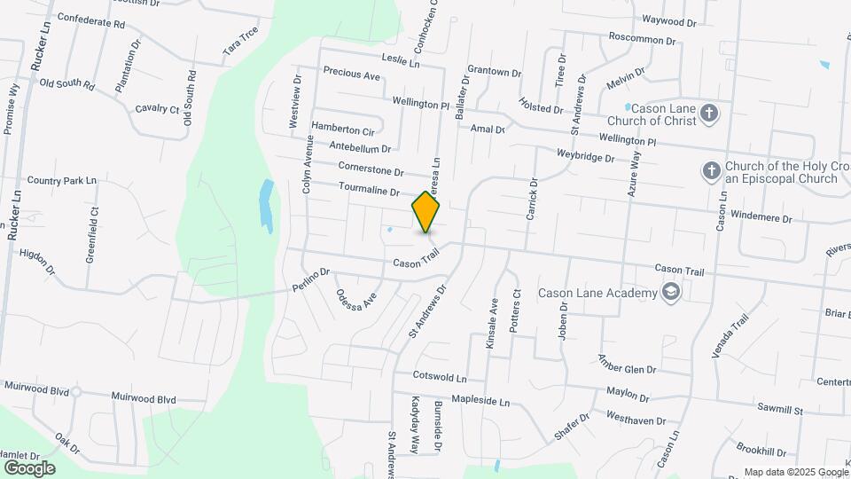 1720 Teresa Ln Mapa y Detalles de la Ubicación