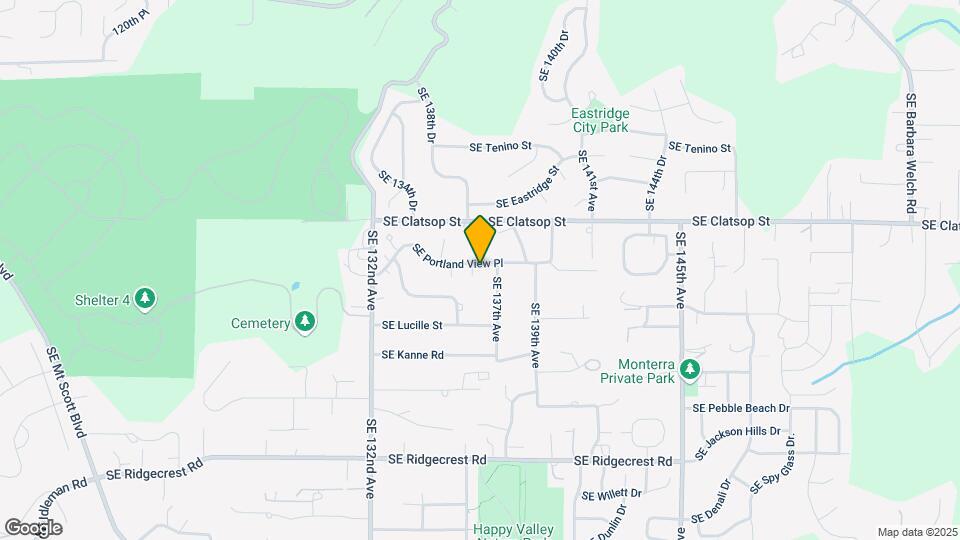 13630 SE Portland View Pl Map and Location Details
