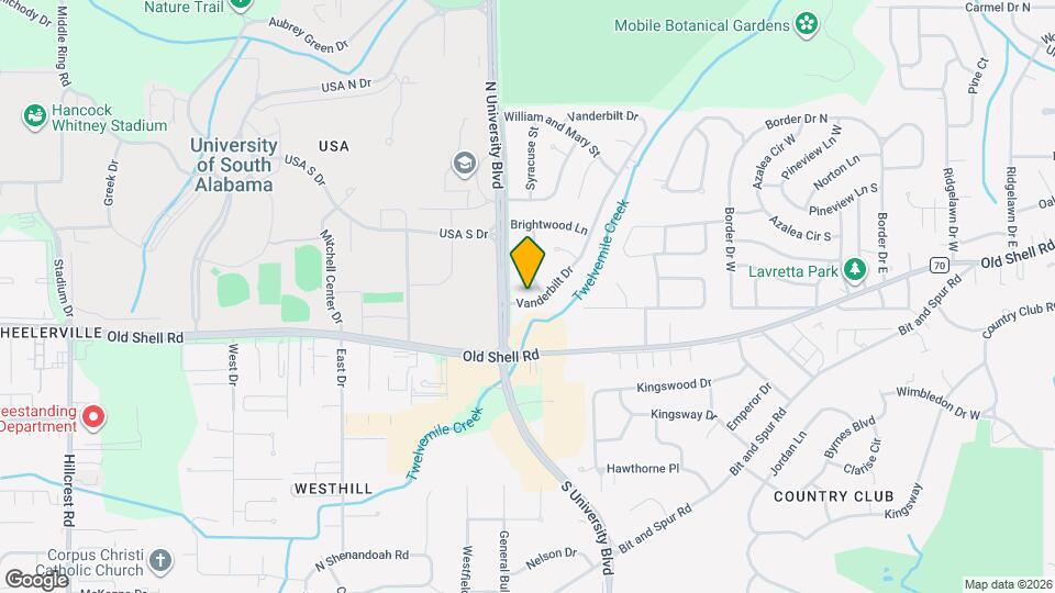 5664 Vanderbilt Dr Map and Location Details
